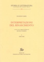 book Interpretazioni del Rinascimento. Vol. 1. 1938-1947