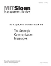 book The Strategic Communication Imperative