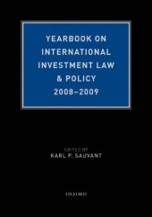 book Yearbook on International Investment Law & Policy 2008-2009