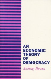 book An Economic Theory of Democracy