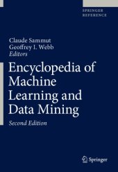 book Encyclopedia of Machine Learning and Data Mining