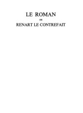 book Le roman de Renart le contrefait