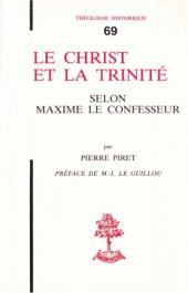 book Le Christ et la Trinité selon Maxime le Confesseur