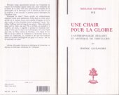 book UNE CHAIR POUR LA GLOIRE. L’ANTHROPOLOGIE RÉALISTE ET MYSTIQUE DE TERTULLIEN