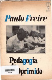 book Pedagogia do oprimido