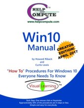 book Win10 Manual «How To» Procedures For Windows 10 Everyone Needs To Know.  Anniversary Update