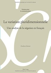 book La variation pluridimensionnelle: une analyse de la négation en français