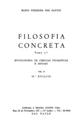 book Filosofia Concreta - Tomo I