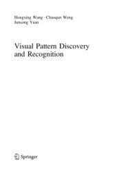 book Visual Pattern Discovery and Recognition