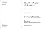 book The Use & Abuse of Byzantium: An Essay on Reception