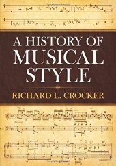 book A History of Musical Style