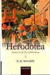 book Herodotea : studies on the text of Herodotus