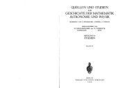 book Quellen und Studien zur Geschichte der Mathematik, Astronomie und Physik: Abteilung B: Studien