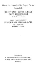 book Questiones supra libros octo physicorum Aristotelis