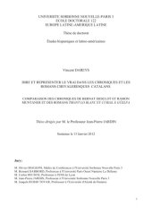 book Dire et représenter le vrai dans les chroniques et les romans chevaleresques catalans [PhD thesis]