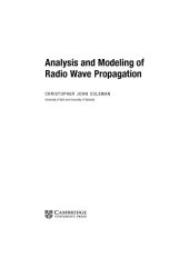 book Analysis and Modeling of Radio Wave Propagation