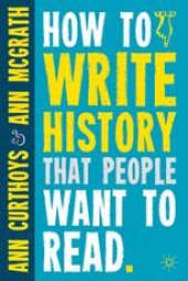 book How to Write History that People Want to Read