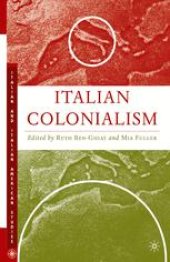 book Italian Colonialism