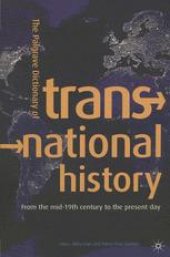 book The Palgrave Dictionary of Transnational History: From the mid-19th century to the present day