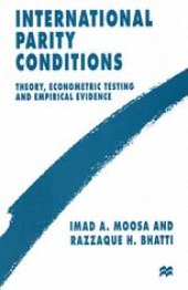 book International Parity Conditions: Theory, Econometric Testing and Empirical Evidence