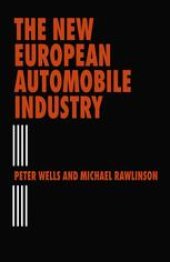 book The New European Automobile Industry