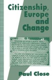 book Citizenship, Europe and Change