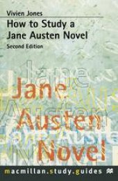 book How to Study a Jane Austen Novel