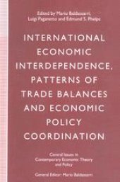 book International Economic Interdependence, Patterns of Trade Balances and Economic Policy Coordination