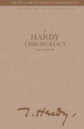 book A Hardy Chronology