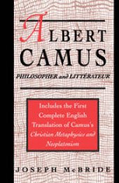 book Albert Camus: Philosopher and Littérateur