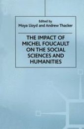 book The Impact of Michel Foucault on the Social Sciences and Humanities