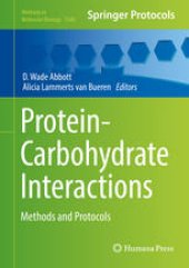 book Protein-Carbohydrate Interactions: Methods and Protocols