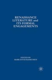 book Renaissance Literature and Its Formal Engagements