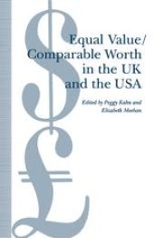 book Equal Value/Comparable Worth in the UK and the USA