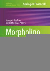 book Morpholino Oligomers: Methods and Protocols