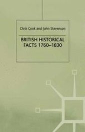 book British Historical Facts 1760–1830