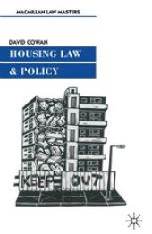 book Housing Law and Policy