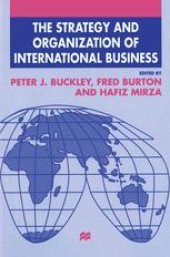 book The Strategy and Organization of International Business