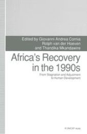 book Africa’s Recovery in the 1990s: From Stagnation and Adjustment to Human Development