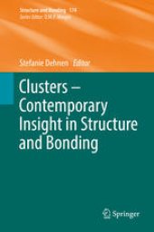 book Clusters – Contemporary Insight in Structure and Bonding