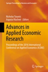 book Advances in Applied Economic Research: Proceedings of the 2016 International Conference on Applied Economics (ICOAE)