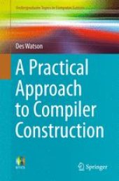 book A Practical Approach to Compiler Construction