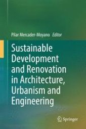 book Sustainable Development and Renovation in Architecture, Urbanism and Engineering