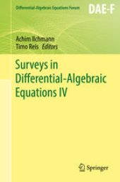 book Surveys in Differential-Algebraic Equations IV