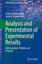 book Analysis and Presentation of Experimental Results: With Examples, Problems and Programs 