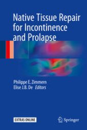 book Native Tissue Repair for Incontinence and Prolapse