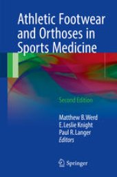 book Athletic Footwear and Orthoses in Sports Medicine