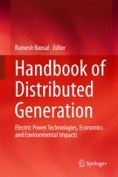 book Handbook of Distributed Generation: Electric Power Technologies, Economics and Environmental Impacts