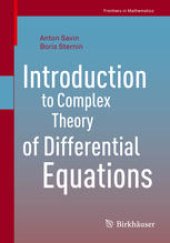 book Introduction to Complex Theory of Differential Equations