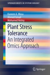 book Plant Stress Tolerance: An Integrated Omics Approach